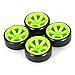 Produktbild KNOSSOS 4Pcs RC Drift Tires Set for 1/10 Traxxas HSP Tamiya On-Road Drifting Car Parts Green