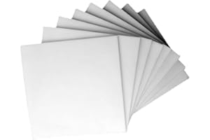 DRINCOSHOW Foglio di plastica PTFE in Teflon bianco, piastra in plastica piastra in Teflon varie dimensioni e spessori (100mm * 100mm * 8mm)