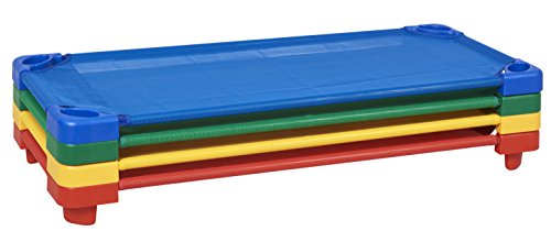 ECR4Kids ELR-16128-AS Stackable Assembled Standard Kiddie Cots