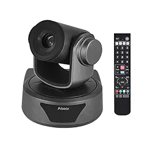 Belity HD Video Conference Cam Camera Full HD 1080P Auto Focus 10X Optical Zoom with 2.0 USB Web Cable Remote Control for Business Live Meeting Recording Training