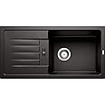 BLANCO 526082 Favum XL 6 S Kitchen Sink, Black, 60 cm Unterschrank