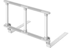 ‎HEUFFE Heuffe Bettgitter Rausfallschutz Senioren，Bett Haltegriff Aufstehhilfe für Ältere Erwachsene，Sicherheit Bettgeländer，Höhenverstellbarer Bettschutzgitter Pflegebett für Behinderte（Dreistangengitter）