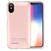 Produktbild fitmore iPhone X/iPhone XS 4000mAh Ultra dünnes Akku Case Hülle Handyhülle [Anti-Rutsch] [Stoßfest] Batterie Case eingebautem Akku für iPhone X/iPhone XS