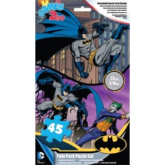 sambros-bat-5547-Spiele-2-Go-Batman-Twin-Folie-Tasche-Puzzle-klein