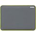 Produktbild Incase ICON Sleeve Schutzhülle für Apple MacBook Air 13 3" - grau/gelb [TENSAERLITE®-Material, Kunstfell-Interieur, Magnetverschluss] - CL60558
