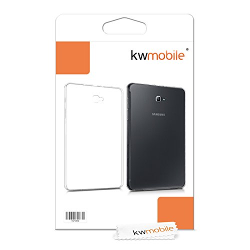 kwmobile Hülle für Samsung Galaxy Tab A 10.1 (2016) T580N / T585N – Case Handy Schutzhülle TPU Silikon für Tablet – Backcover Cover klar Transparent - 7