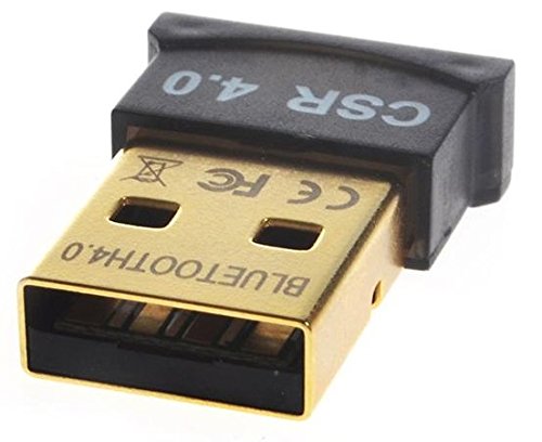 Charmate Bluetooth Dongle V4.0 Adapter Mini Nano Stick EDR USB 2.0 Dual-Mode HighSpeed PC