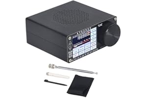 VIAGASAFAMIDO All Full Bands ATS25X2 Receiver Portable DSP Shortwave Aluminum Alloy Battery Big Speaker Nice Sound with Spectrum Scanning