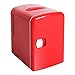 Produktbild HOMCOM Mini Kühlschrank Kühlbox Warmhaltebox mit Wärmefunktion 4 Liter Auto Rot L28 x B20 x H30cm