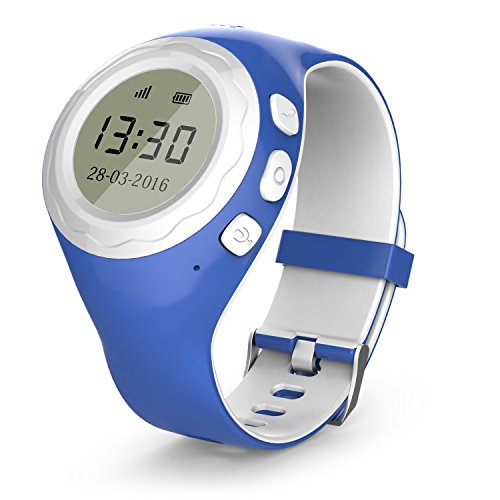 Pingonaut Kidswatch – Kinder GPS Telefon-Uhr, SOS Smartwatch mit Ortung, Tracker & Phone - Tracking App, Deutsche Software