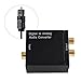 Produktbild Cewaal Digital Optical Coax zum analogen L / R Audio Konverter Adapter USB Stromleitung Faserkabel