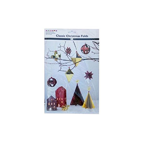 Preisvergleich Produktbild PANDURO Kit pliage de Noël - Rouge - 15 pieces