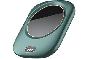 MIOYOOW Podgrzewacz do kubków do kawy, inteligentny podgrzewacz do kubków, 3 ustawienia temperatury, USB podgrzewana podstawka z cyfrowym wyświetlaczem do podgrzewania kawy, herbaty, napojów, mleka