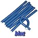 6 x BLUE LARGE SOFT BENDY TWIST HAIR HAIRDRESSING ROLLERS EVA FOAM CURLERS TWISTEES