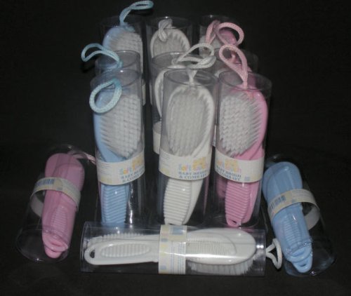 Baby Brush and Comb Set - White
