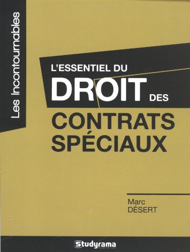 Télécharger L'essentiel du droit des contrats spéciaux Livre eBook France