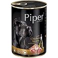 DOLINA NOTECI PIPER ANIMALS - Wet dog food - Poultry hearts with brown rice 400 g