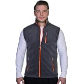 GENIUS STORE Erkek Outdoor Spor Yelek 3 Cepli Polar Yelek