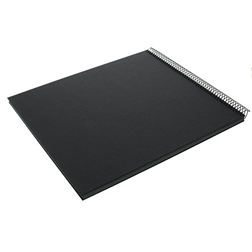 Goldbuch Spiralalbum, Bella Vista, 35 x 30 cm, 40 schwarze Seiten, Leinen, Schwarz, 25997 - 2