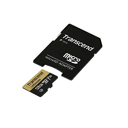 Transcend Ultimate microSDHC UHS-I U3 128GB Speicherkarte MLC mit SD-Adapter (95Mbps Lesen, 60Mbp Schreiben) - 3