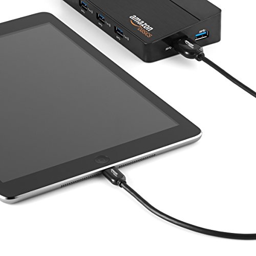 AmazonBasics Ladekabel Lightning auf USB, 1,8m, zertifiziert von Apple, Schwarz - 9