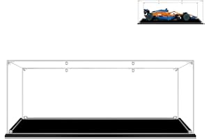 Hosdiy Teca Vetrina Espositiva in Acrilico per (McLaren Formula 1) Modello - Compatibile con Lego 42141 - Teca Vetrina (Solo Vetrina, Senza Modello)