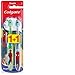 Colgate Smiles Children's Toothbrushes for Age 6 and Up 1 Pack of 2 Toothbrushes - Set of 4 (8 Brushes in Total) Colours May Vary