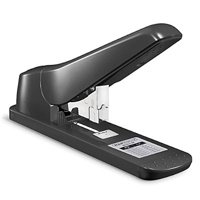 Rapesco AV-55 Agrafeuse de bureau Grande Capacité HEAVY DUTY 210 Feuilles Noir