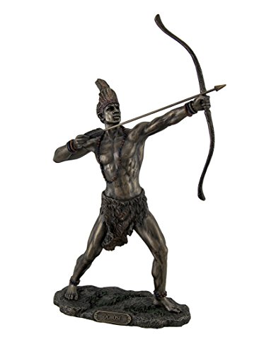 Veronese Design Bronzed Finish Ochosi Divine Hunter Orisha Statue