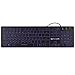 Produktbild Crown Micro Tastatur CMK-301 LED Hintergrundbeleuchtung Keyboard USB 2.0 Kabel Schlankes Design Membran Schlüsselschalter Windows Linux & Mac Schwarz