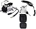 Auto Pearl - Combo Of - Bead Seat Velvet Grey , Mobix Car Charger And 12 Volts Heavy Duty Metal Tire Inflaltor RS.1894.00