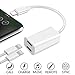 Produktbild 2 in 1 Lightning Adapter Splitter für iPhone 7/7 Plus/8/8Plus/X,WERTIOO Dual Lightning Adapter Unterstützung Music Control ,aufladen und anrufen,(Kompatibel mit iOS 11)