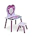 Disney Frozen Vanity and Stool Set (Purple)