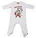 Elvis JAMBOREE Baby Grow White (0-3, White)
