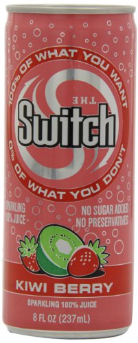 Preisvergleich Produktbild The Switch Sparkling Juice, Kiwi Berry, 8-Ounce Cans (Pack of 24)