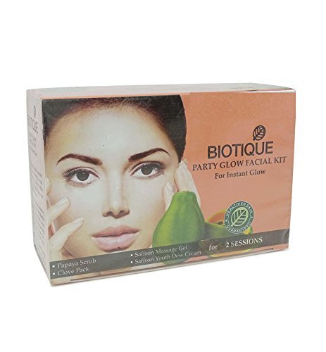 Biotique Party Glow Facial Kit for Instant Glow, 75g Biotique Party Glow Facial Kit for Instant Glow, 75g