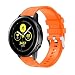 Produktbild Fcostume Sport weiches Silikon Ersatzband für Samsung Galaxy Watch Active (Orange)