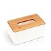 Produktbild Einfaches Design Multifunktionale aus Holz und Kunststoff Tissue Dispenser Box Cover für Haus und Büro