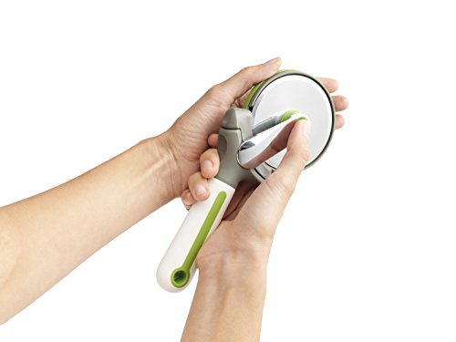 Chef´n 103-280-120 FreshForce Pizza-Schneider mit Schleifeinheit, weiß / grün - 3