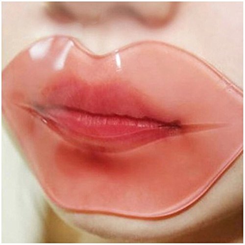 10 Stück Lippe Maske, Collagen Lippe Gel-Maske, Kollagen-Kristall Lippe Film Paste/Lippenpads, CIDBEST® Beauty Make-up Lippenpflege Zubehör, Anti Dry Ageing Falten Membrane Moisturizing Lip Mask, Machen Sie Ihre Lippe attraktiv und Sexy - 3