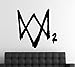Produktbild Wandtattoo Watch Dogs 2 Logo Größe L