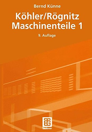 Preisvergleich Produktbild Köhler / Rögnitz Maschinenteile 1