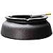 Produktbild QTQZ Glossy Black Ceramic Cigarette Aschenbecher Für Mann Und Frau, Im Freien Drinnen Aschenbecher, Desktop Smoking Aschenbecher
