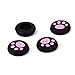 Produktbild Interesting® 4 Pcs Thumb Stick Griffe Kappe Joystick Analogstick Griffe Silikon Abdeckkappen für PS4 PS3 PS2 Xbox 360 einen Gamecontroller Cat Paw Abdeckung