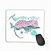 Produktbild Mouse Pad Print Jaguar han Lettering Tomorrow tr Tropic wild Animal Plants Folk Naive Style Rectangle Rubber Mousepad 11.81 X 9.84 Inch