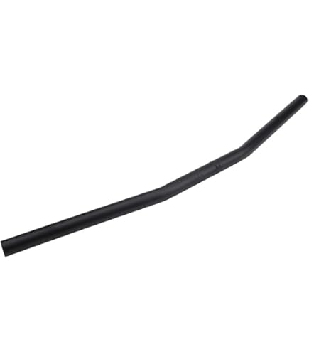 22mm Motorrad Lenker Gerade Schwarz - Retro Flat Bar Für Meisten Motorräder 69cm