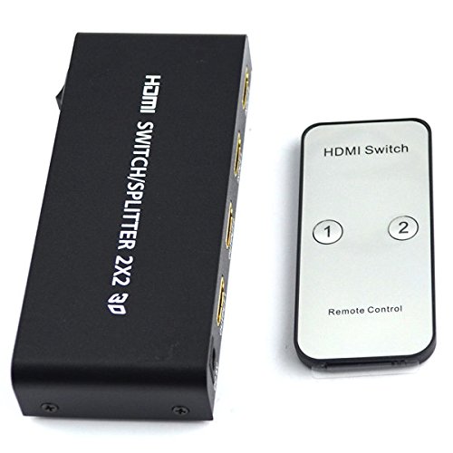 2×2 HDMI Switch Yatek YK-0202, unterstützt 3D, wählen, zu verstärken und das Signal HDMI multiplizieren - 3