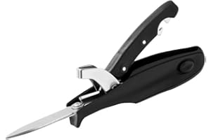 FMPROFESSIONAL FM Professional 22271 Couteau à huîtres, Couteau, Couteau specifique, Acier Inoxydable, Plastique, 18,5 cm