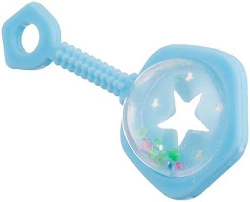 Adorable Blue Baby Rattles (6cm) 6 Count - Party Favors for Baby Showers & Celebrations