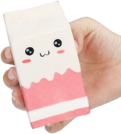 Creative Stress Reliever Squishy Squeeze Cute Yogurt Bottle Super Slow Rising Fun Soft Toy Cellphone Key Chain Charm Pendant Strap Kid Gift